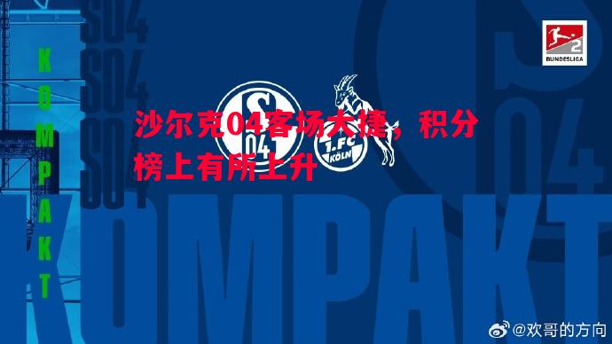 沙尔克04客场大捷,积分榜上有所上升 沙尔克04客场大捷,积分榜上有所上升