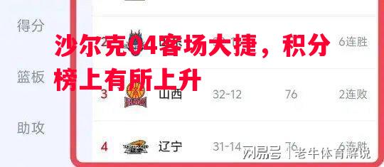 沙尔克04客场大捷,积分榜上有所上升 沙尔克04客场大捷,积分榜上有所上升