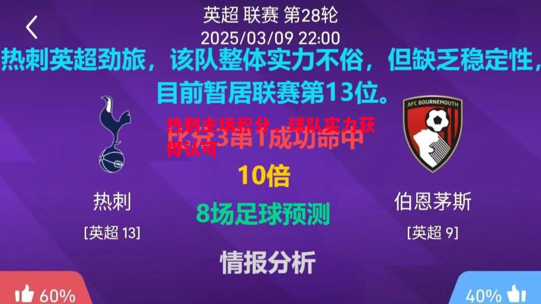 热刺主场积分,球队实力获得认可 热刺主场积分,球队实力获得认可